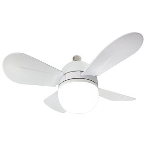 [Hàng Mới] 48W Đèn quạt trần 15.75 inch 4 cánh thả thấp Đèn quạt trần Led điều khiển từ xa đèn Quạt trần 3 tốc độ quạt