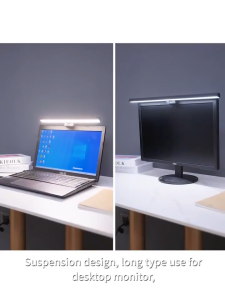 SG [In Stock]🔥 33/50CM Monitor Light 3Color Adjustable LED Computer Timer Laptop Reading Lamp Eye Protection Hanging