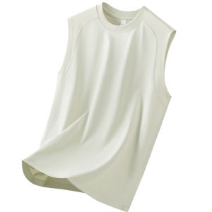 Cool Comfortable Loose Cotton Ice Silk Tank Top