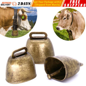 Grazing Bell Cow Horse Sheep Grazing Copper Bells Metal Retro Pet Bell Farm Copper Loud Crisp Ring For Grazing Horses Sheep Cows ZJJ-Farm-Copper-Bell