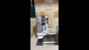 เครื่องกรองน้ำ เครื่องกรองน้ำพร้อมก๊อกน้ำ 3 ขั้นตอน รุ่น น้ำแร่ พร้อมอุปกรณ์ครบชุด