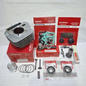 BLOK SEHER 9 ITEM ( KFM ) KOMPLIT ISI PISTON KIT HONDA SUPRA FIT NEW SUPRA FIT LAMA LEGENDA REVO 110 cc Original AHM