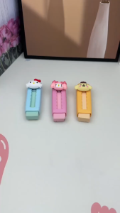 Sanrio Eraser ✏️ 三丽鸥橡皮擦 Pemadam Tolak Kartun Kuromi Melody Sanrio Eraser Student Stationery Cute Retractable School Rubber