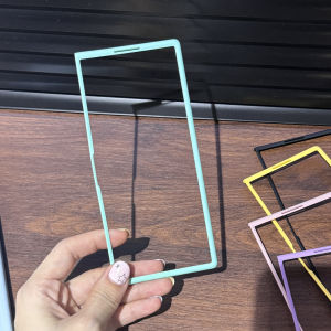 Ultra-Thin Colorful ZFold7 External Screen Frame Phone Case Foldable Display Protection Cover Elegant Design Accurate Cutouts