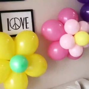 Klip Balon Bunga Alat Dekorasi Balon Bentuk Bunga Ecer