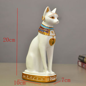 Best Cat God Figurine Home Living Room Bar Cabinet TV Cabinet Decorative Soft Decoration Wealth Cat Display Craft Resin Handmade