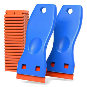 Glue Removal Scraper Multifunctional Plastic Glass Removal Cleaning Scraper Car Film Application Tool Kitchen Cleaning Shovel