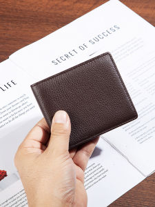 MEIFEI | Multi-card Slot Ultra-thin Mens Leather Wallet Photo Pocket