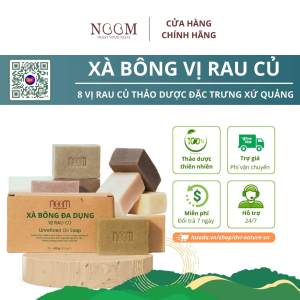 Xà bông dầu mù u tự nhiên Noom 100g thảo dược sạch gàu ngăn ngừa nấm ngoài da