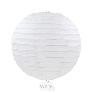 1Pc 40cm Round Chinese Paper Lanterns Ball Halloween Wedding Party Mall Opening Decoration Scene Paper Lanterns 32 Colors