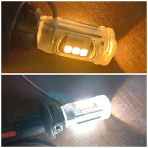 Dual Contact Gel Type Yellow-White Signal Light / Park Light LAZX brand