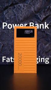 ZHIKE  PowerBank 20000mAh Power Bank Charger Fast Charging LED Indicator powerbank Dual Output Dual Input Portable Charger 3-in-1Type-C &Micro USB