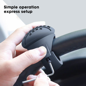 Car Steering Wheel Booster 360 Degree Rotation Steering Wheel Knob Ball Labor-saving One Hand Silicone Steering Booster Universal