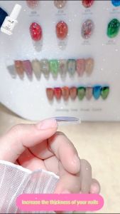 AIi 8-In-1 Nail Glue Gel 15ML Function Gel off Base Gel Top Coat UV Extension Nail Gel