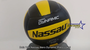Bola Voli Size 5 Aero Dynamic Press Lokal Bahan Kulit PU Kualitas Terbaik