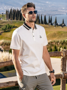 Enjeolon | Business Leisure Colorblock Collar Mens Polo Shirt
