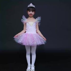 New Children's Tiskirt Costume & Princess Girls Ballet Skirt Gauze Dress