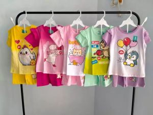 Setcel Murah Berkualitas: Setelan Pendek Anak Cowok & Cewek Usia 2-10 Tahun