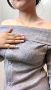 Sabrina top kancing (Top Blouse Atasan Sabrina Wanita Bahan Knit premium nyaman halus tebal)