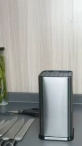 Tempat Pisau Dapur Stainless Steel SUS435: Alat Penyimpanan & Penyegaran