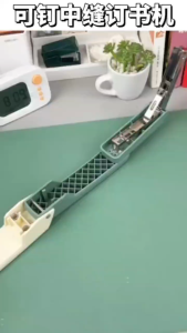 Use 24/6 Staples Stapler Heavy Duty 360 Degree Rotary Long Stapler Metal Effortless Heavy Duty Stapler Bookbinding Supplies