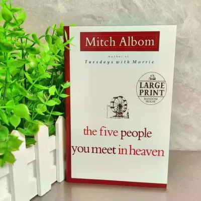 The Five People You Meet In Heaven By Mitch Albom In English Original Novel Reading Book