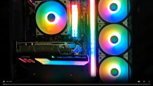 5V ARGB ชุดแผ่นการ์ดจอ COOLMOON GT8 VGA Holder ดีไซน์ใหม่ สวย แข็งแรง ลงตัวทุกเคส รูปแบบ 280mm