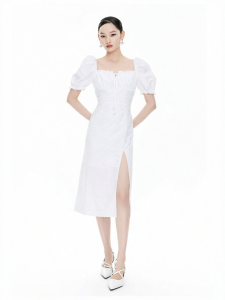 Vacation Dress Sparkling Rhinestone Design