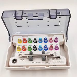 Medical Dentistry Dental Implant Restoration Box Dental Universal Restorative Tool Kit Screwdriver Torque Wrench