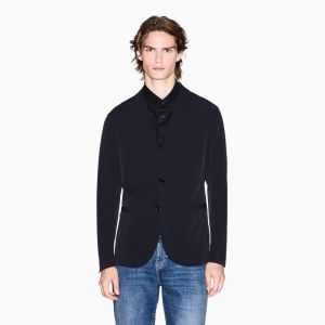 Armani Exchange | Mens Business Casual Suit Jacket Autumn/Winter Single Button Notch Lapel