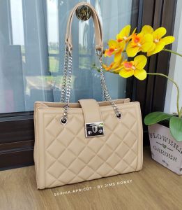 Jims Honey - Sophia Bag - Tas wanita tali rantai kekinian - tas kantor kapasitas besar