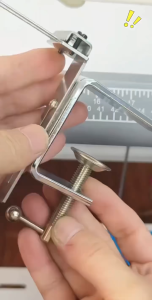 Alat Bantu Masuk Pasang Kancing Kemeja Kepala Ganda / Buttoner Mesin Masuk Konveksi Kemeja / Shirt Collar Buttoner Mesin