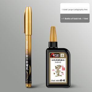 Genvana | Golden Calligraphy Pen For Sutra Copying Invitations