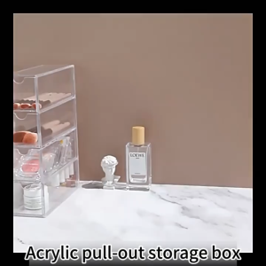 Nearra Sunglasses Organizer 4 Layers Make up Multipurpose Clear Cosmetic Jewelry Glasses Storage