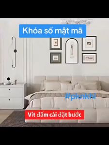 Khóa số mật khẩu không cần khoan - Khóa chống trộm tiện dụng cho tủ lạnh khoá tủ chốt cửa
