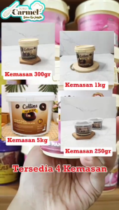 COLLINS Dip Glaze 250gr - Topping Dipping Selai Spread Aneka Rasa Chocolate Coklat Strawberry Tiramisu Green Tea