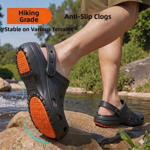 RUNROU | Anti-Slip Anti-Odor Mens Sandals For Outdoor Summer
