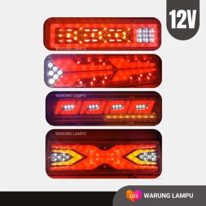 12V LED Stoplamp Running 30 cm Untuk Carry PickUp Futura L300 GrandMax Apv - Sepasang (Varian 1)