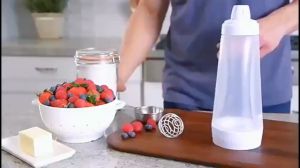 Bottle Blender Dispenser Hand Mixing Shaker For Waffle Pancake Cupcake Muffin AT