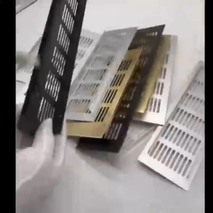 Aluminum Alloy Air Vent Perforated Sheet Plate Ventilation Grille Louvered Ventilation Grille