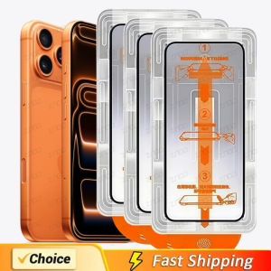 2/3Pcs HD Clear Oleophobic Dust-Free Screen Protector For iPhone 17 16 Pro Max 17 Air 15 Plus Tempered Glass Easy to Install