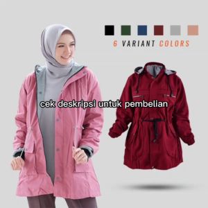 Jaket Wanita Parka Hijra Series By AMZ / Jaket Parka Wanita