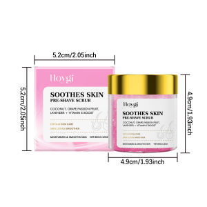 Pre-Shave & Exfoliating Body Scrub Remove Dead Skin Smoothing Moisturizing Gentle Cleansing Pre-Shave Care Smooths Skin Texture