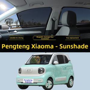 HUICHANG | Sun Blocking Privacy Mosquito Net Sunscreen Insulation Magnetic Car Side Curtain