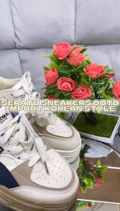 KEYLLA Sepatu Sneakers Wanita Import Korean Style Premium KL45-E