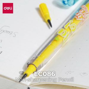 Deli Non-sharpening Pencil / Pensil Sambung / Susun / Bensia 2B Kartun Monster EC086