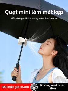 HELLOLEIBOO | Umbrella Clip Cooling Portable Fan