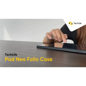TechLife Pad Neo Folio Case l Magnetic Snap-On Stand l Auto Sleep/Wake Function
