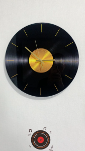 14 Music Wall Clock Silent Tempered film cover Home Decor Living room Bedroom For Gift