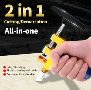 2 in 1 alat potong kaca keramik granit alat potong multifungsi tile cutter set manual super tajam